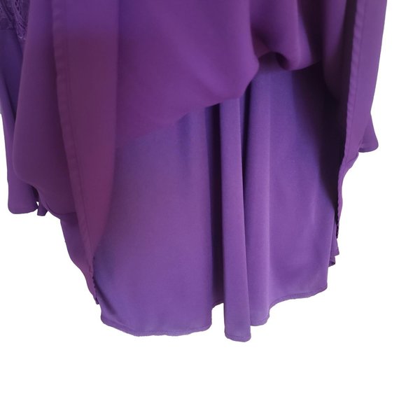 Altar'd State Women's NEW Plum Bell Lace Sleeve Dress NWT - Picture 8 of 8